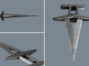akinak sword -- 9 game models -- of the v century 3D Model