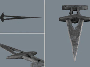 akinak sword -- 9 game models -- of the v century 3D Model