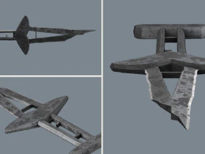 akinak sword -- 9 game models -- of the v century 3D Model