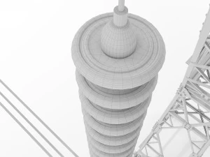 power line p1 pbr -- metal structures -- supporting structures -- 3D Model