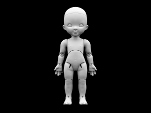 bjd doll for 3d printing 3d print model 3D 프린트 모델