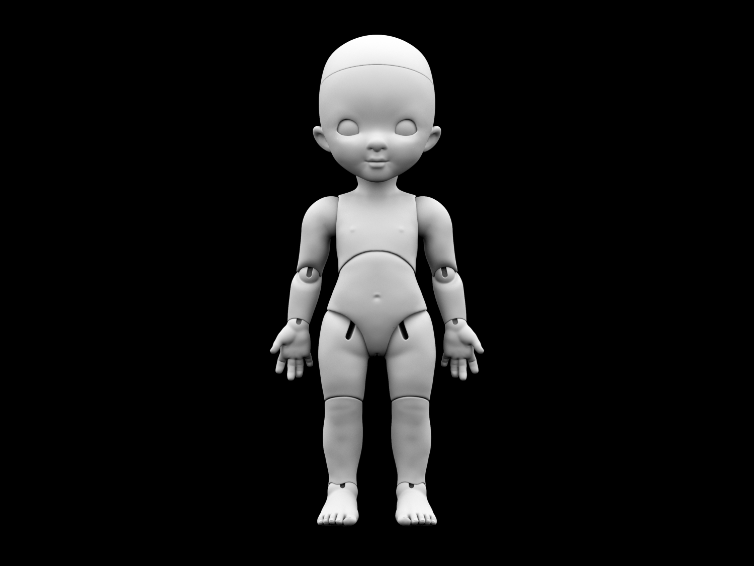 Renovering Majroe Wow bjd doll for 3d printing 3d print model 3D Print Model in Child 3DExport