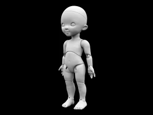 bjd doll for 3d printing 3d print model 3D Print Model