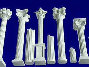 columns classic 3D Model