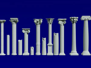 columns classic 3D Model
