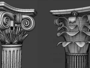 columns classic 3D Model