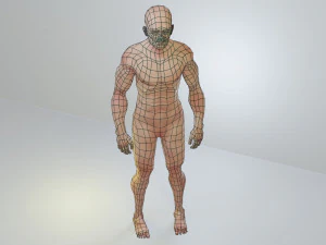 man low polygon 3D Model