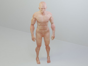 man low polygon Modelo 3D