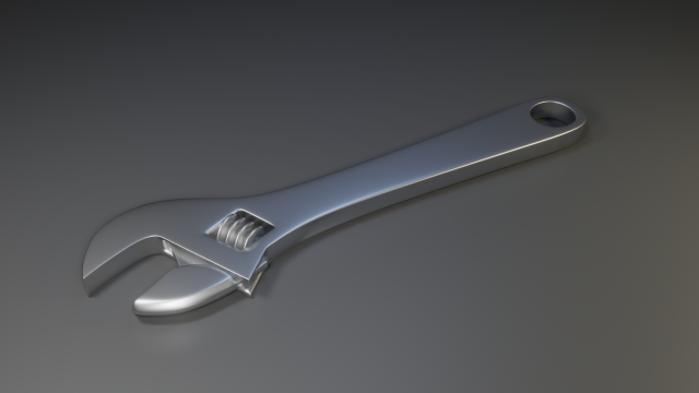 wrench 3d free 3D Model .c4d .max .obj .3ds .fbx .stl .blend 