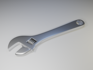 wrench 3d free 3D Model