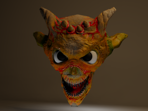 monster head Modello 3D