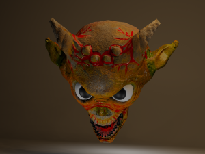 monster head Model 3D