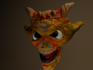 monster head Model 3D