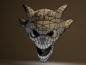 monster head Model 3D