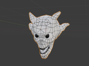 monster head Model 3D
