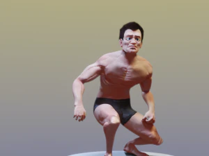 运动员 3d lowpolygon 低聚 3D 模型