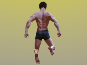 sports man 3d lowpolygon low-poly Modelo 3D