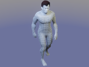 sports man 3d lowpolygon low-poly Modelo 3D