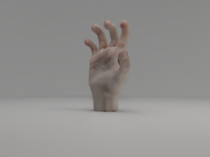3d hand rigged animated 3Dモデル