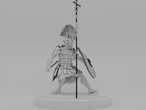 roman warrior centurion 3d lowpolygon modell Modelo 3D