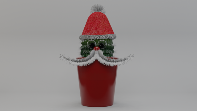 christmas cactus Modelo 3D .c4d .max .obj .3ds .fbx .stl .blend 