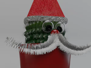 christmas cactus 3D Model