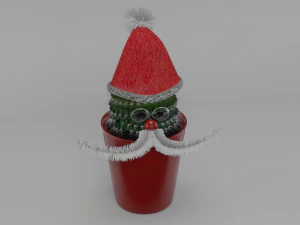 christmas cactus 3D Model