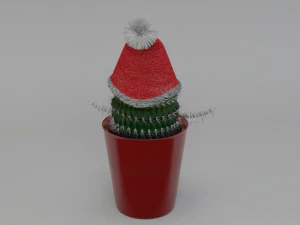 christmas cactus 3D Model
