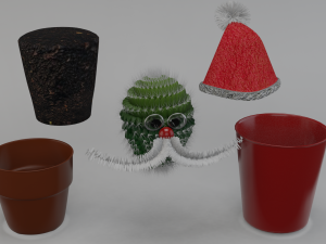 christmas cactus Modelo 3D