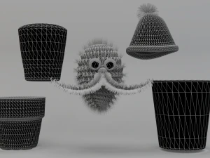christmas cactus 3D Model