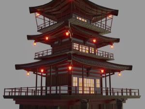 temple Modello 3D
