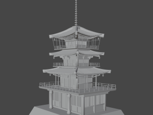 temple Modello 3D
