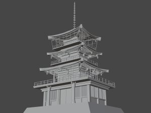 temple Modello 3D