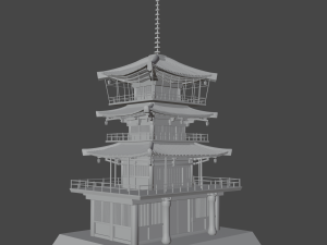 temple Modello 3D
