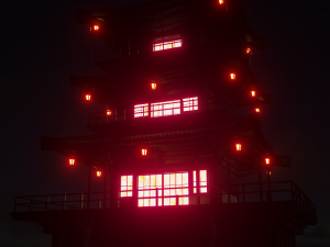 temple Modello 3D