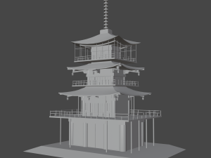 temple Modello 3D