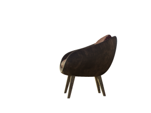 Armchair low poly pbr 3D Model