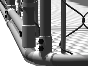 recinto per cani Modello 3D