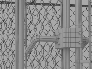 dog enclosure 3D Model