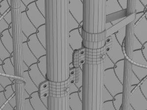 recinto per cani Modello 3D