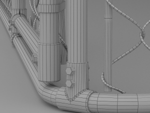 dog enclosure 3D Model