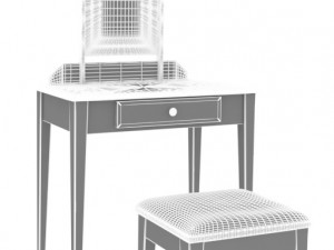 dressing table 01 3D Model