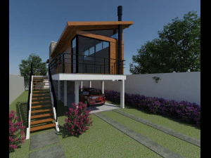 Geb&auml;ude 04 3D Modell