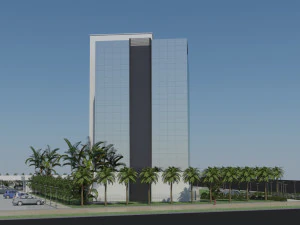 building 08 3D Model