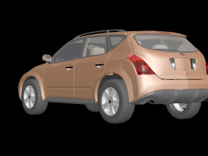 nissan murano 3D Модель