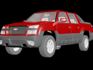 chevrolet avalanche 3D Модель