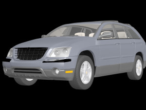 chrysler pacifica 3D 模型