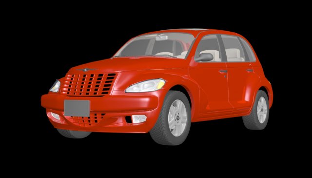 pt cruiser Modello 3D .c4d .max .obj .3ds .fbx .stl .blend 