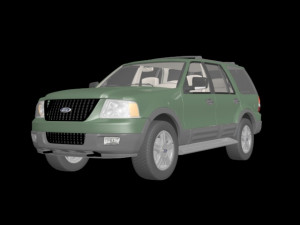expedition car Modello 3D