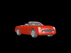 burung petir Model 3D